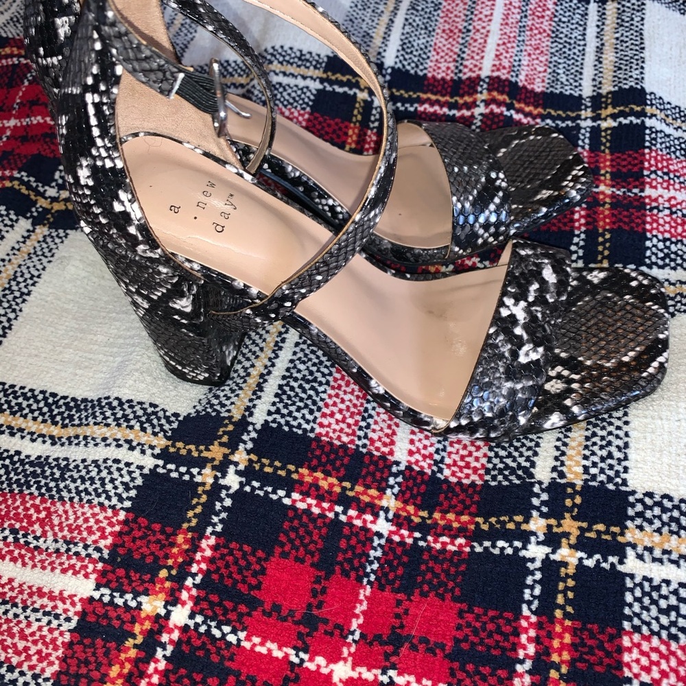 COPY - Target brand -  a new day snakeskin heels